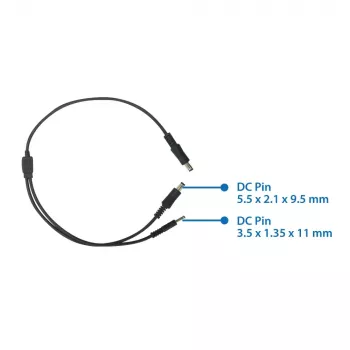 Netwerksplitter Edimax GP-101ST Power over Ethernet PoE zwart