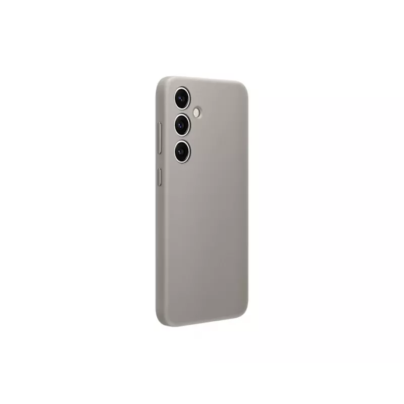 Vegan leer hoesje Samsung Galaxy S24+ taupe monochroom