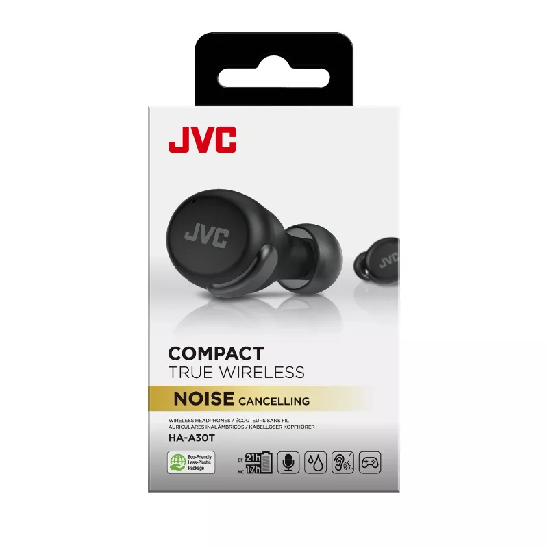Headset JVC Active Noise Cancelling TWS zwart