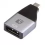 Techly IADAP USBC-DP4K USB-grafische adapter 3840 x 2160 pixels zwart, zilver