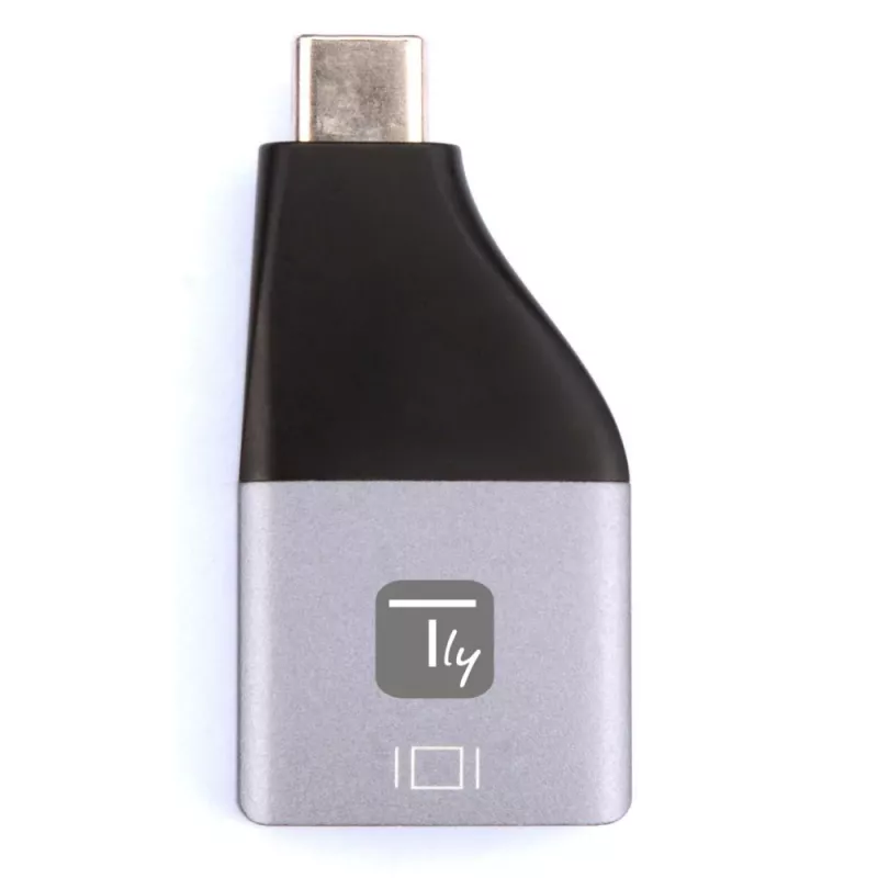 Techly IADAP USBC-DP4K USB-grafische adapter 3840 x 2160 pixels zwart, zilver