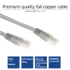 ACT grijs 2 meter U/UTP CAT6 patchkabel met RJ45-stekkers