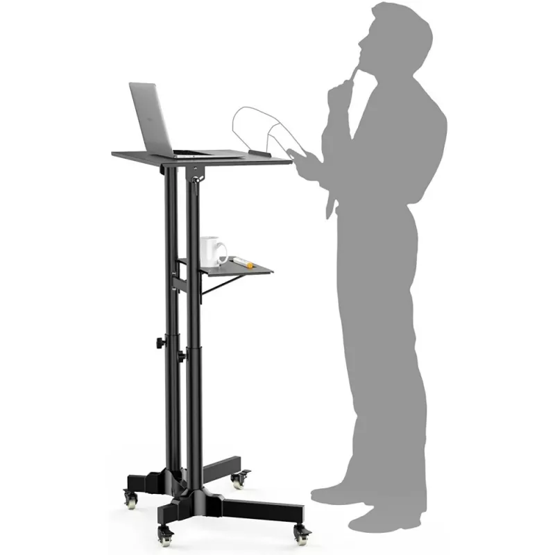 Techly ICA-TB TPM-1BK universele notebook-/projectortrolley, 103-125 cm, zwart