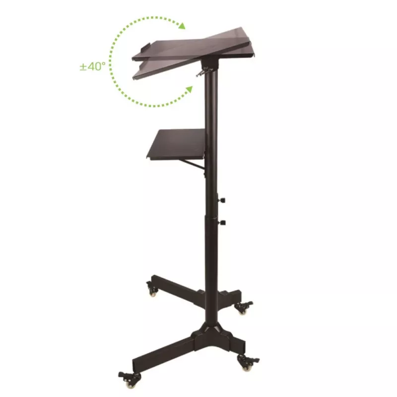 Techly ICA-TB TPM-1BK universele notebook-/projectortrolley, 103-125 cm, zwart