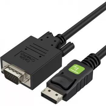 Techly monitor DisplayPort-naar-VGA-kabel 3 m ICOC DSP-V-030