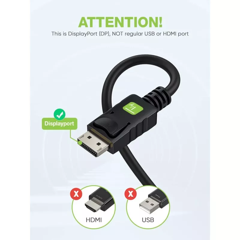 Techly monitor DisplayPort-naar-VGA-kabel 3 m ICOC DSP-V-030