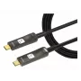 Techly ICOC-U3C-HY-020 USB-kabel 20 m USB-C zwart