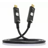 Techly ICOC-U3C-HY-020 USB-kabel 20 m USB-C zwart