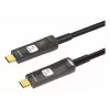 Techly ICOC-U3C-HY-020 USB-kabel 20 m USB-C zwart