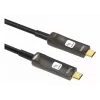 Techly ICOC-U3C-HY-020 USB-kabel 20 m USB-C zwart