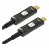 Techly ICOC-U3C-HY-020 USB-kabel 20 m USB-C zwart