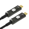 Techly ICOC-U3C-HY-030 USB-kabel 30 m USB-C zwart