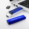 iStorage datAshur PRO+C 32GB | FIPS 140-3 Level 3 gecertificeerd | veilige USB Type-C-drive | AES-XTS 256-bit hardwareversleuteling | PIN-beveiligd | type C-A-adapter inbegrepen