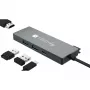 Techly IUSB32C-HUB4HPD laptop-dockingstation/port-replicator bedraad USB 3.2 Gen 2 (3.1 Gen 2) Type-C grijs