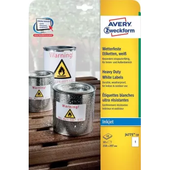 Zelfklevend etiket rechthoekig AVERY J4775-10