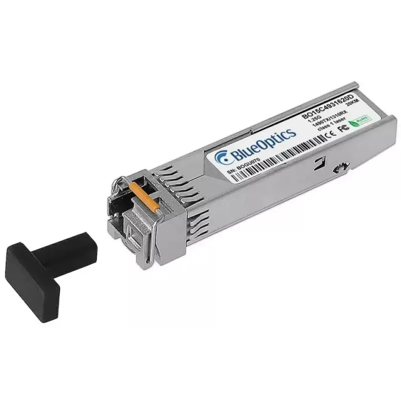 Glasvezel-transceivermodule BlueOptics J9142-61101-BO SFP LC aluminium 20 g
