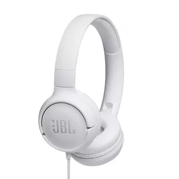 JBL Tune 500 WIT, bedraad, 20 - 20000 Hz, muziek, 148 g, hoofdtelefoon, wit