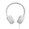 JBL Tune 500 JBLT500WHT on-ear-koptelefoon, bedraad, microfoon, klittenvrije platte kabel, wit
