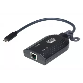 ATEN USB-C Virtual Media KVM-adapter KA7183-AX USB toetsenbord muis zwart