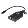 ATEN USB-C Virtual Media KVM-adapter KA7183-AX USB toetsenbord muis zwart