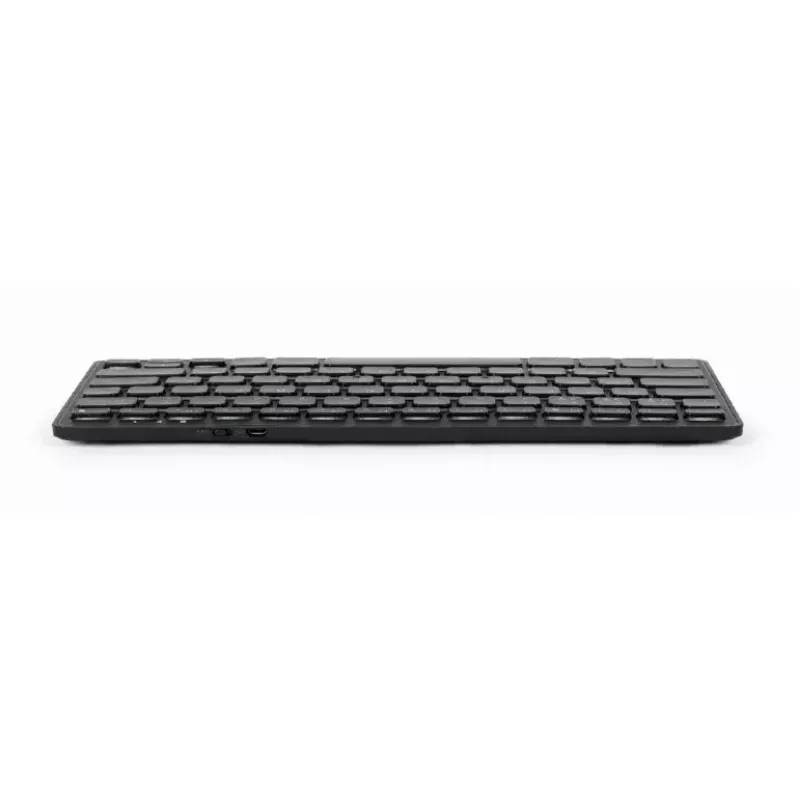 Toetsenbord Gembird KB-BTRGB-01-DE universeel Bluetooth QWERTZ Duits zwart