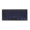 Toetsenbord Gembird KB-BTRGB-01-DE universeel Bluetooth QWERTZ Duits zwart