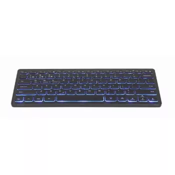 Toetsenbord Gembird KB-BTRGB-01-DE universeel Bluetooth QWERTZ Duits zwart