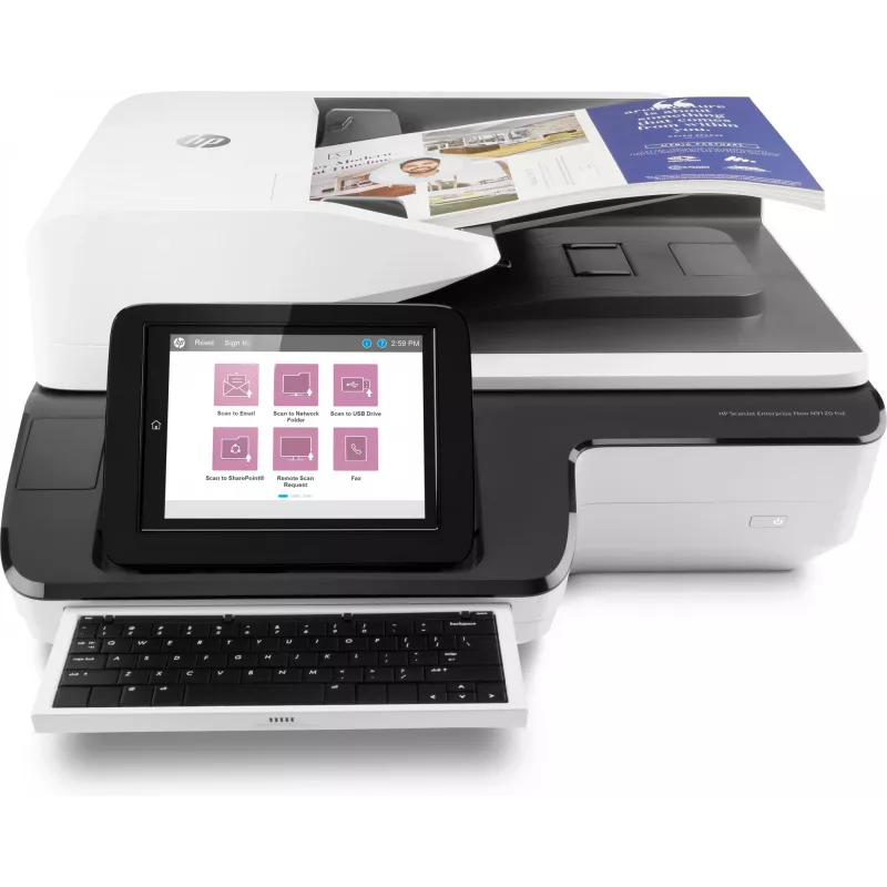 HP Scanjet Enterprise Flow N9120 fn2 flatbed- & ADF-scanner 600 x 600 DPI A3 zwart, wit
