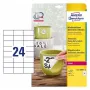 Zelfklevende etiketten AVERY L4718REV-20