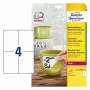 Zelfklevend etiket voor printer Avery L4719REV-20