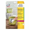 Zelfklevend rechthoeketiket Avery Zweckform L4775REV-20 — wit, permanent, 210×297 mm, 20 vel