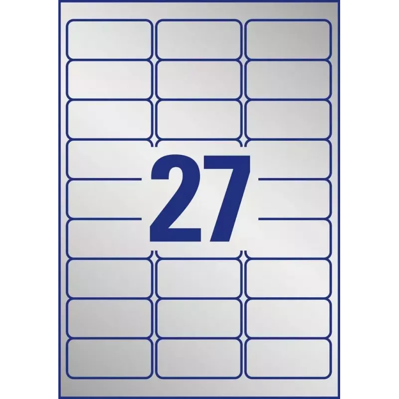 Zelfklevende etiketten Avery L6011-20, afgeronde rechthoek