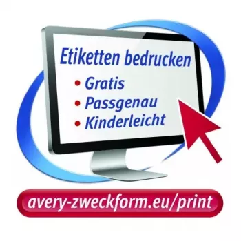 Zelfklevend etiket rechthoek Avery L6103-20