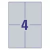 Zelfklevend etiket voor printer Avery L6134-20