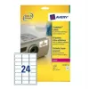 Zelfklevend printeretiket Avery L6141-20