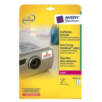 Zelfklevend printeretiket Avery L6141-20