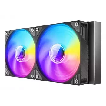 All-in-one-vloeistofkoeler Azza HEX 240 12 cm zwart
