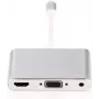 Microconnect LIGHT-HUB4 interface-hub Lightning 480 Mbit/s zilver
