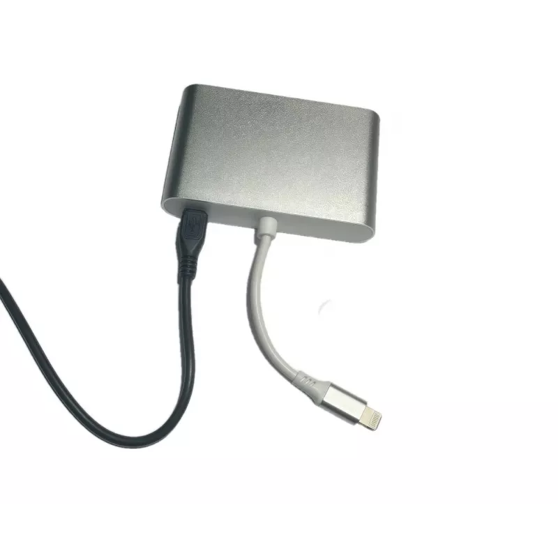 Microconnect LIGHT-HUB4 interface-hub Lightning 480 Mbit/s zilver