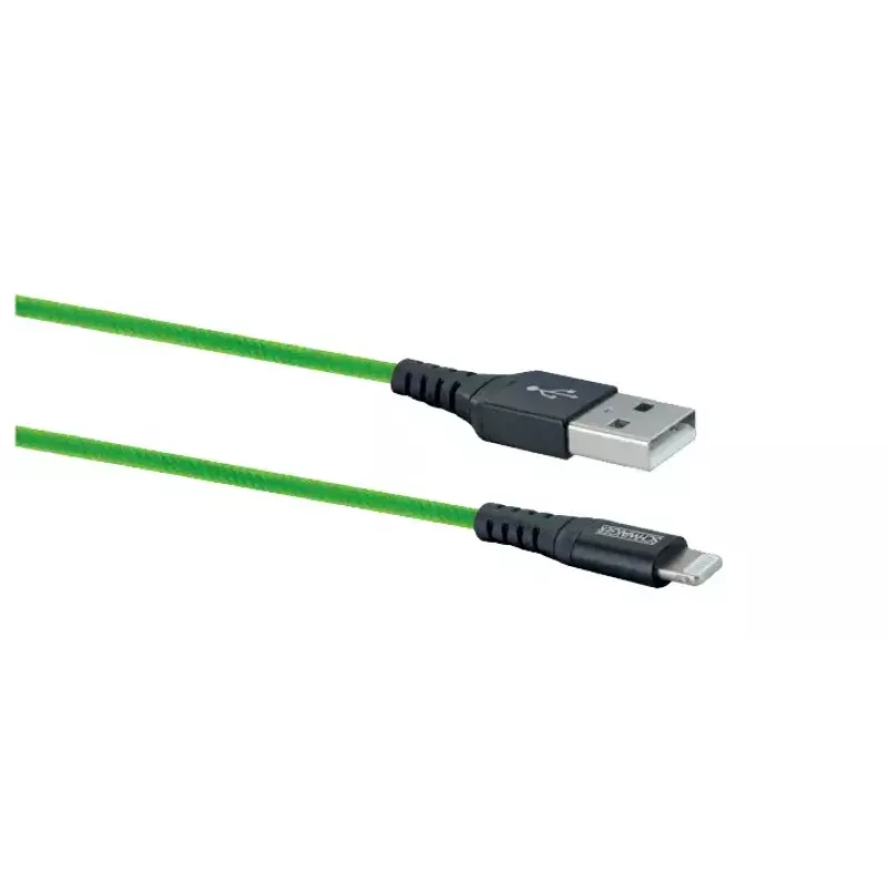 Telefoonkabel Schwaiger LPRO420 501 groen 1,2 m USB A Lightning