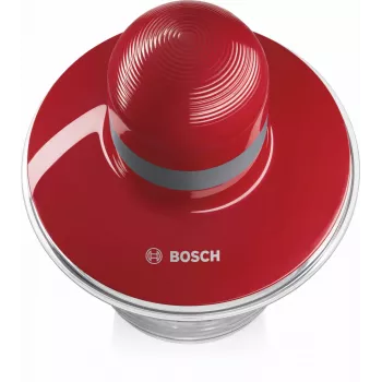 Bosch MMR08R2 elektrische hakmolen 0,8 L 400 W grijs, rood