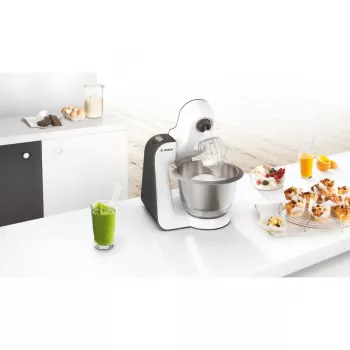 Bosch MUM5 Start Line universele keukenmachine 800 W 3,9 L oranje, zilver, transparant, wit