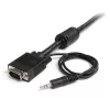StarTech.com 5m coax hoogresolutie monitor-VGA-videokabel met audio HD15 M/M