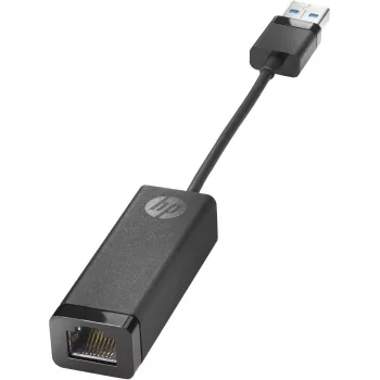 HP USB 3.0 naar Gigabit LAN adapter, RJ-45, USB 2.0 Type-A, zwart