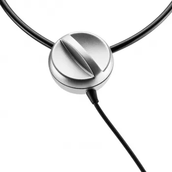 Grundig Swingphone 568 hoofdtelefoon bedraad onder de kin zwart, zilver