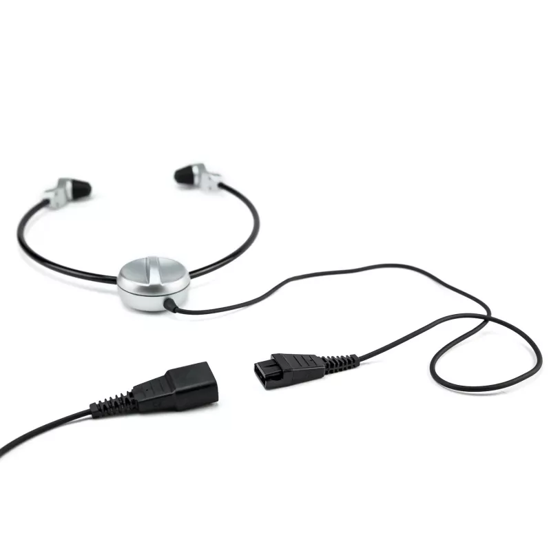 Grundig Swingphone 568 hoofdtelefoon bedraad onder de kin zwart, zilver