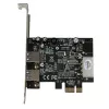 StarTech.com 2-poorts PCI Express (PCIe) SuperSpeed USB 3.0-kaartadapter met UASP - LP4-voeding