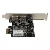 StarTech.com 2-poorts PCI Express (PCIe) SuperSpeed USB 3.0-kaartadapter met UASP - LP4-voeding
