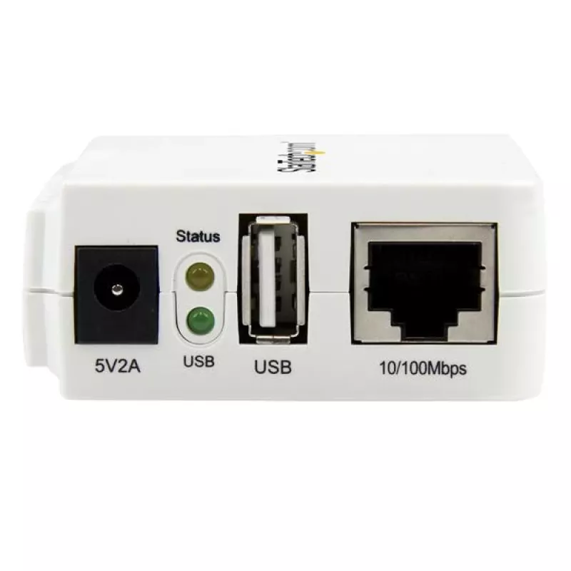 StarTech.com 1-poorts USB Wireless N netwerk-printserver met 10/100 Mbps ethernetpoort – 802.11 b/g/n