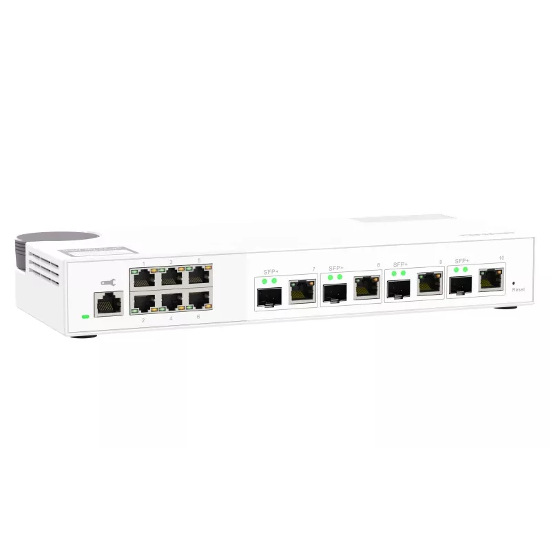 QNAP QSW-M2106-4C netwerkswitch managed L2 2,5G Ethernet (100/1000/2500) wit